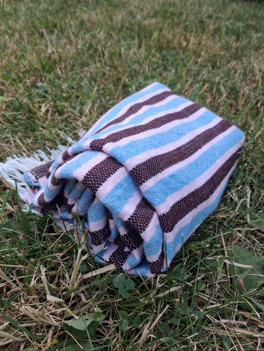 New picnic Blanket cotton - Cotton Throw, Small Rug, Handmade